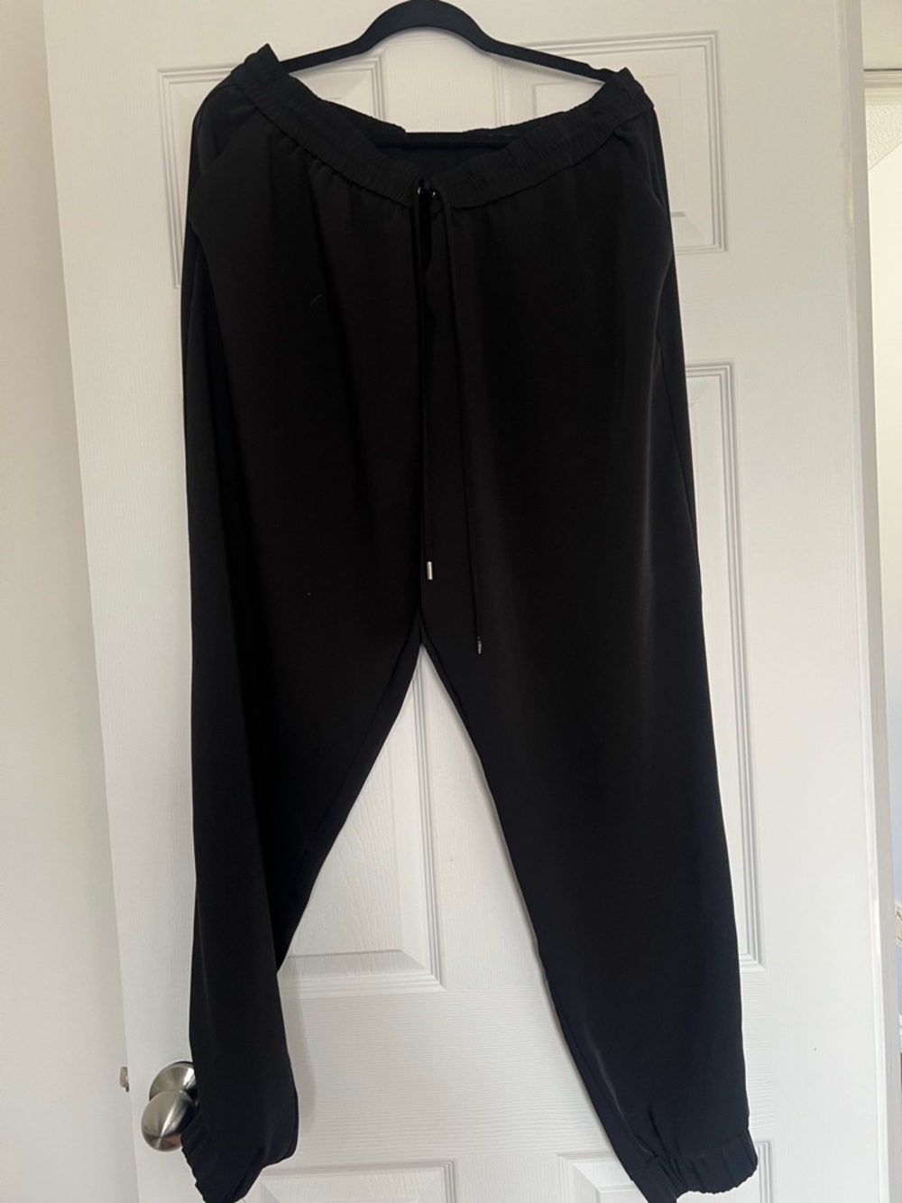 Reitmans lightweight Black Drawstring Jogger Pants XXL